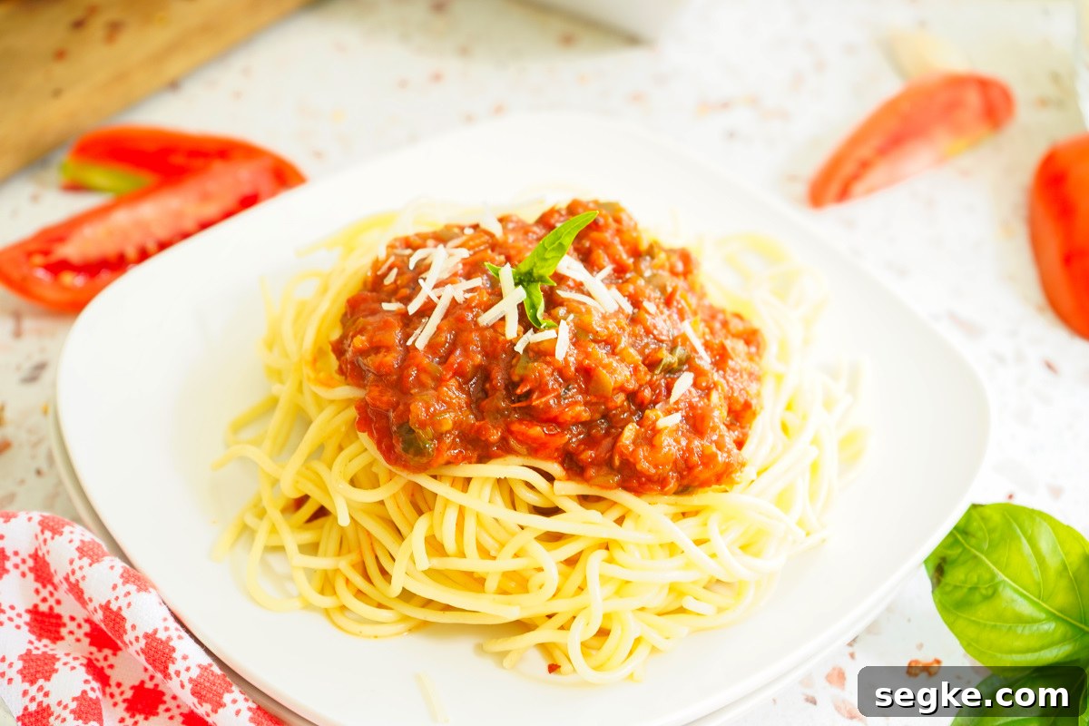 Garden Fresh Tomato Pasta Sauce