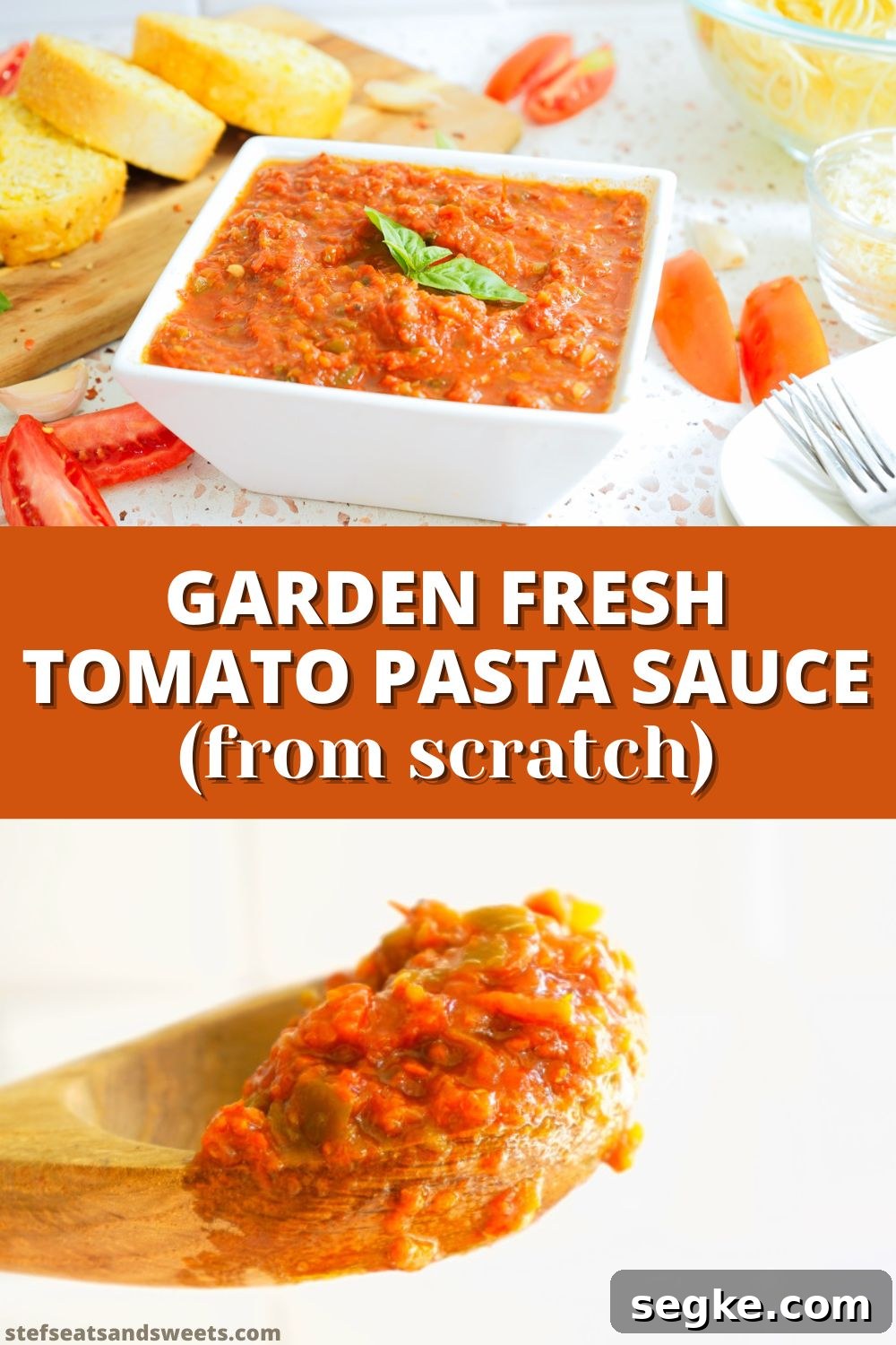 Easy homemade tomato pasta sauce 