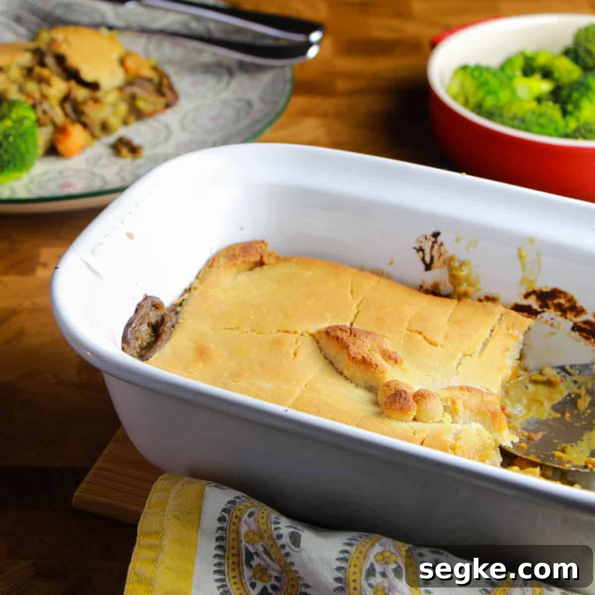 Creamy Vegan Pot Pie with Tahini Pastry