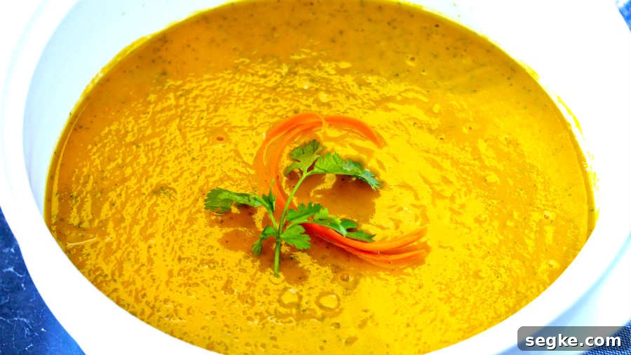 carrot, coriander, soup, vegan