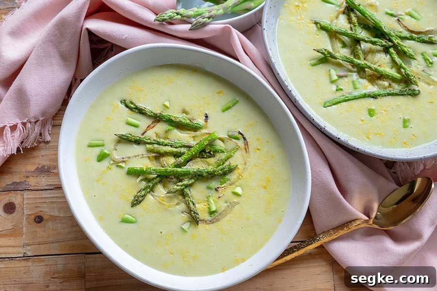 cream of asparagus soup