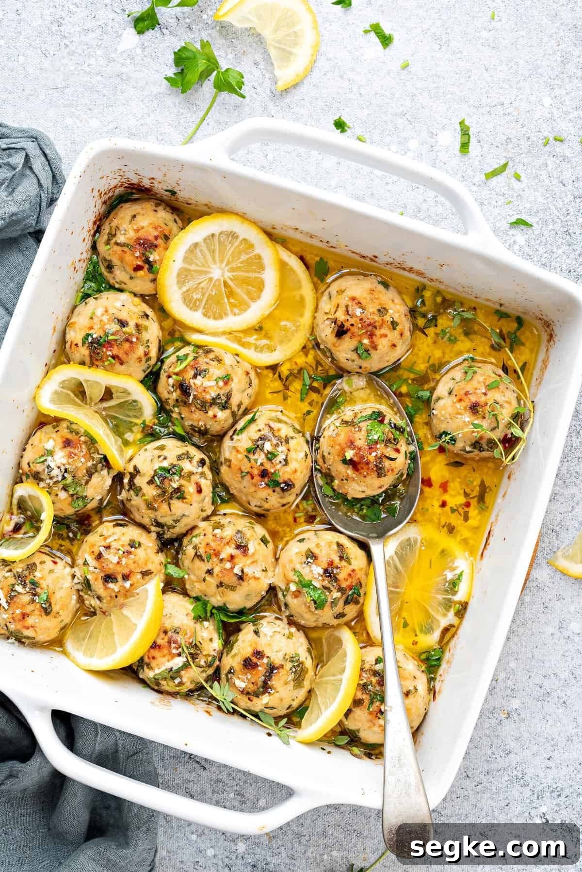 Baked Turkey Meatballs