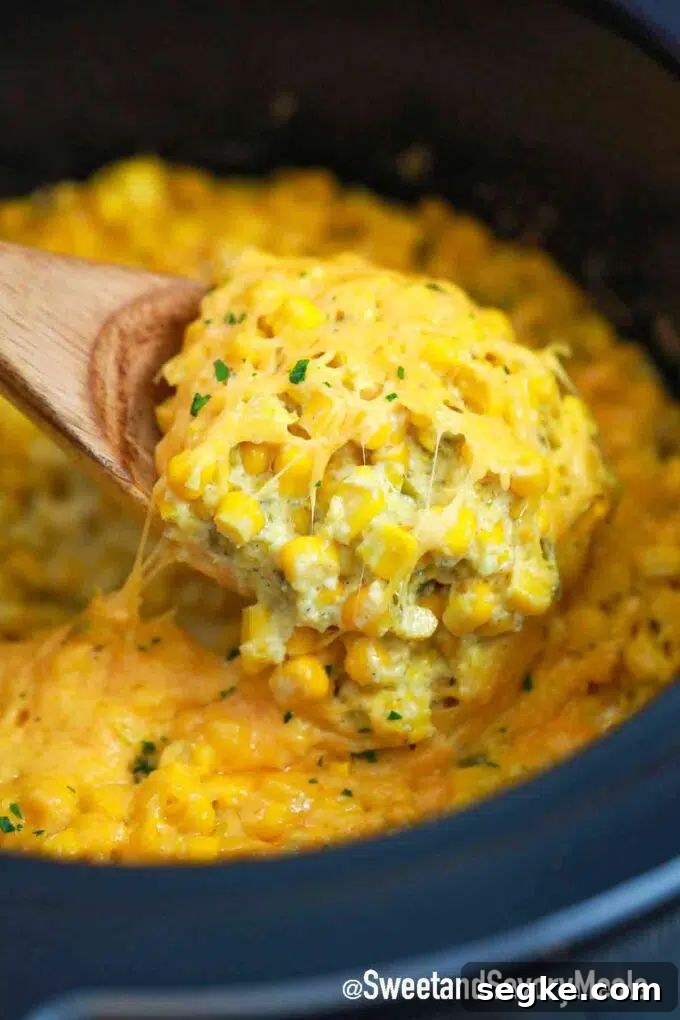 Slow Cooker Creamed Corn