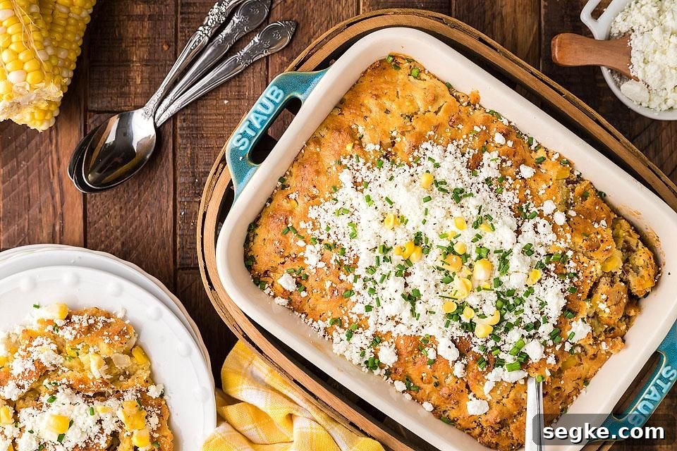 Air Fryer Bacon Loaded Cornbread Pudding
