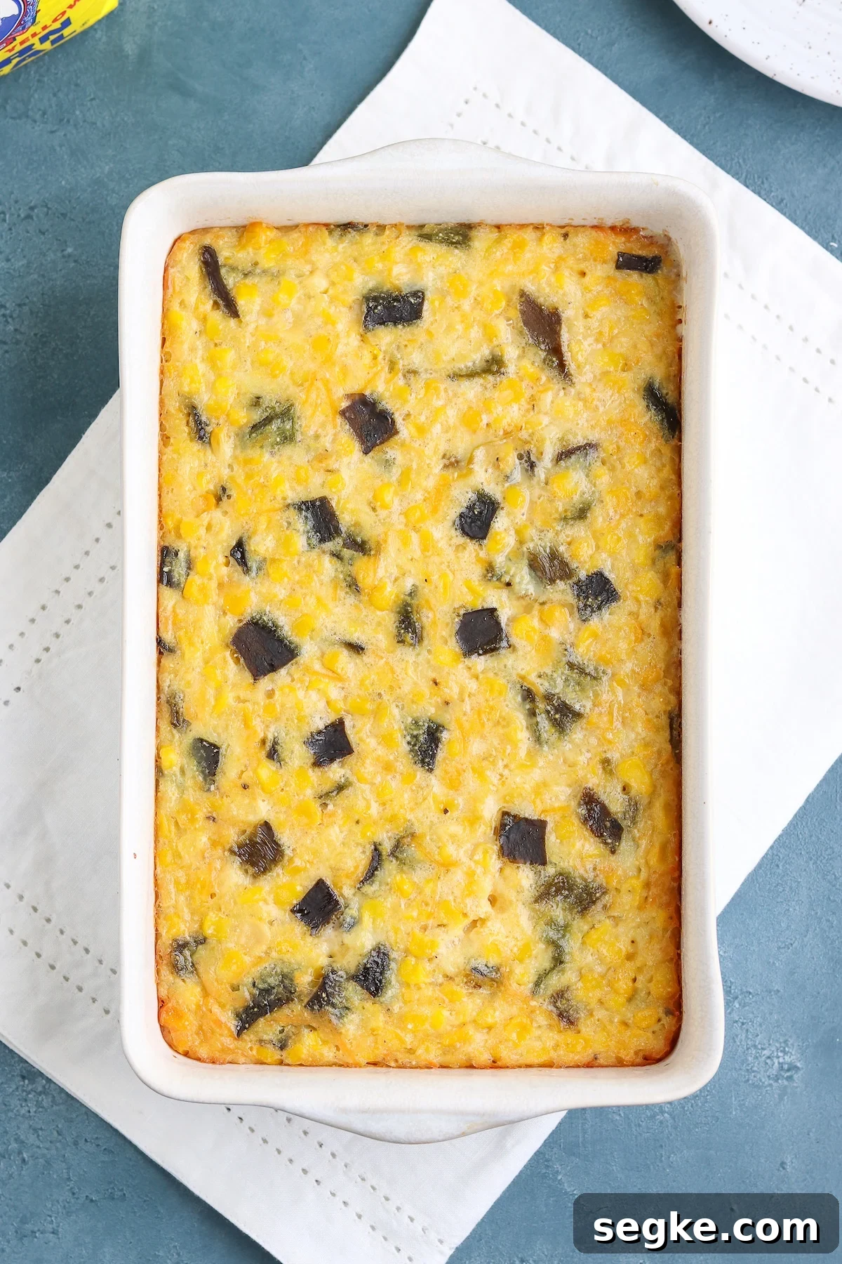 Creamy Poblano Corn Casserole Recipe 2 Poblano Corn Casserole