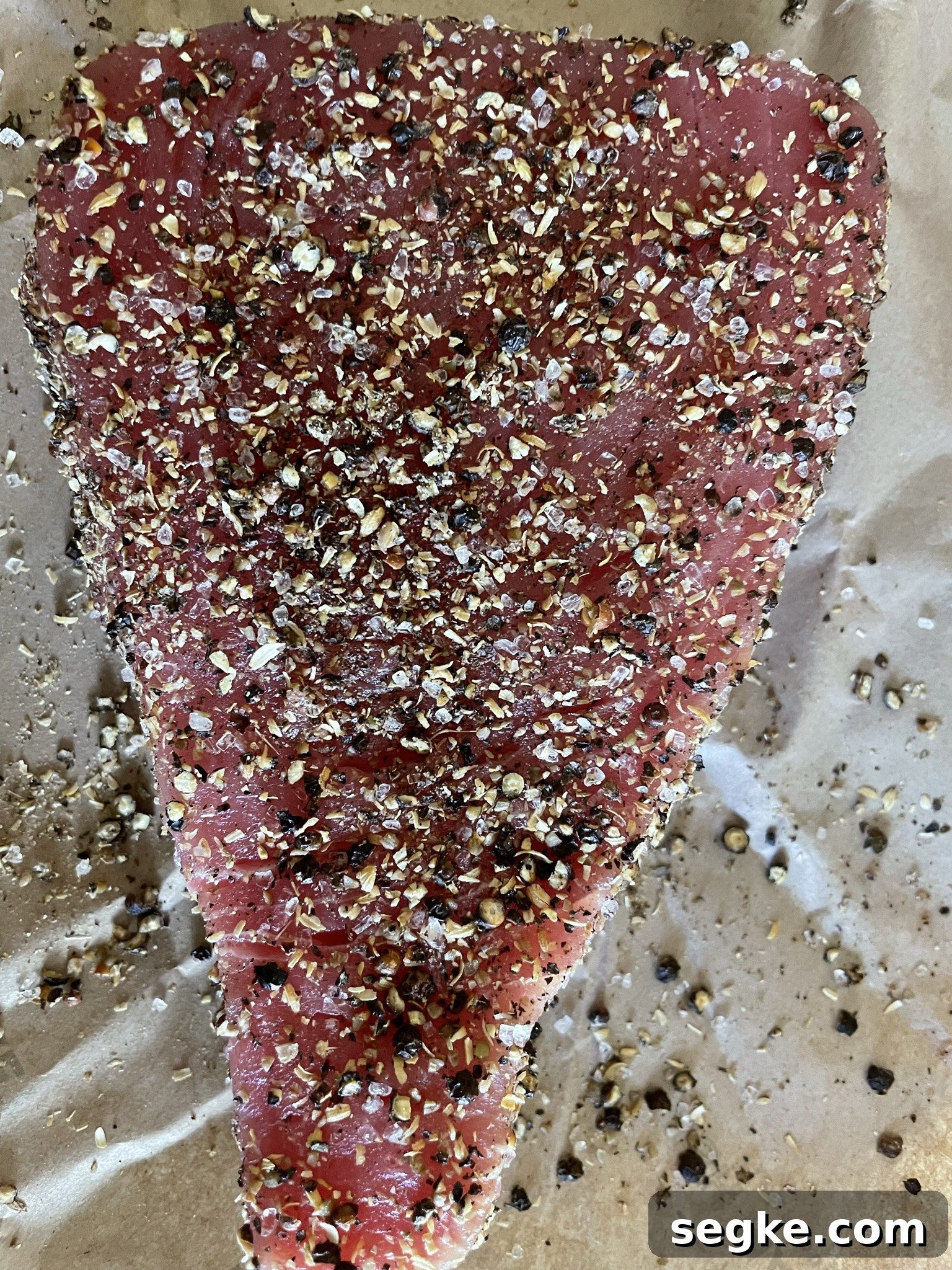 Seasoned tuna steak Seasoned tuna steak
