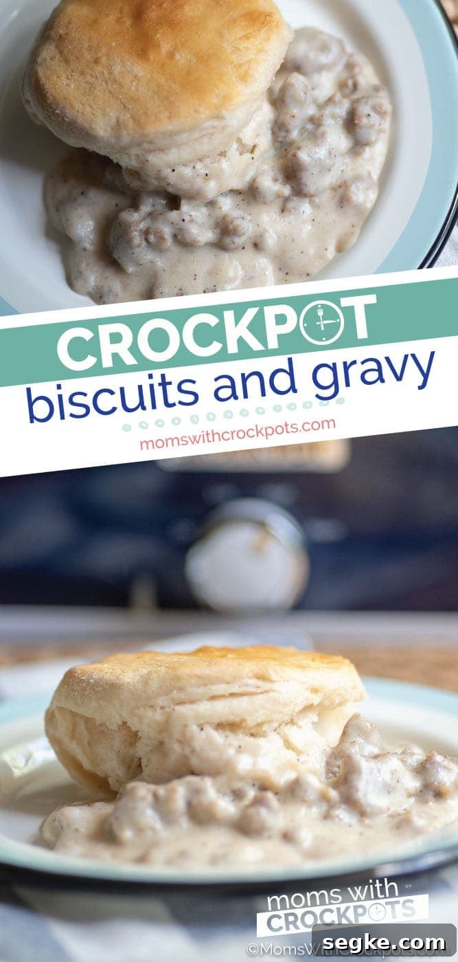 Crockpot Biscuits and Gravy Recipe