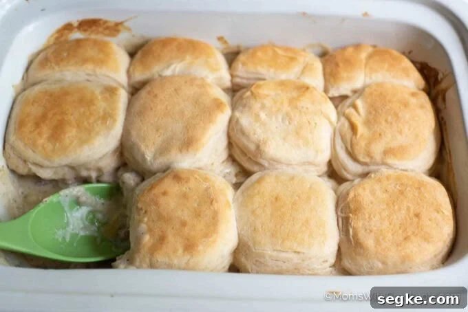 Biscuits and gravy casserole