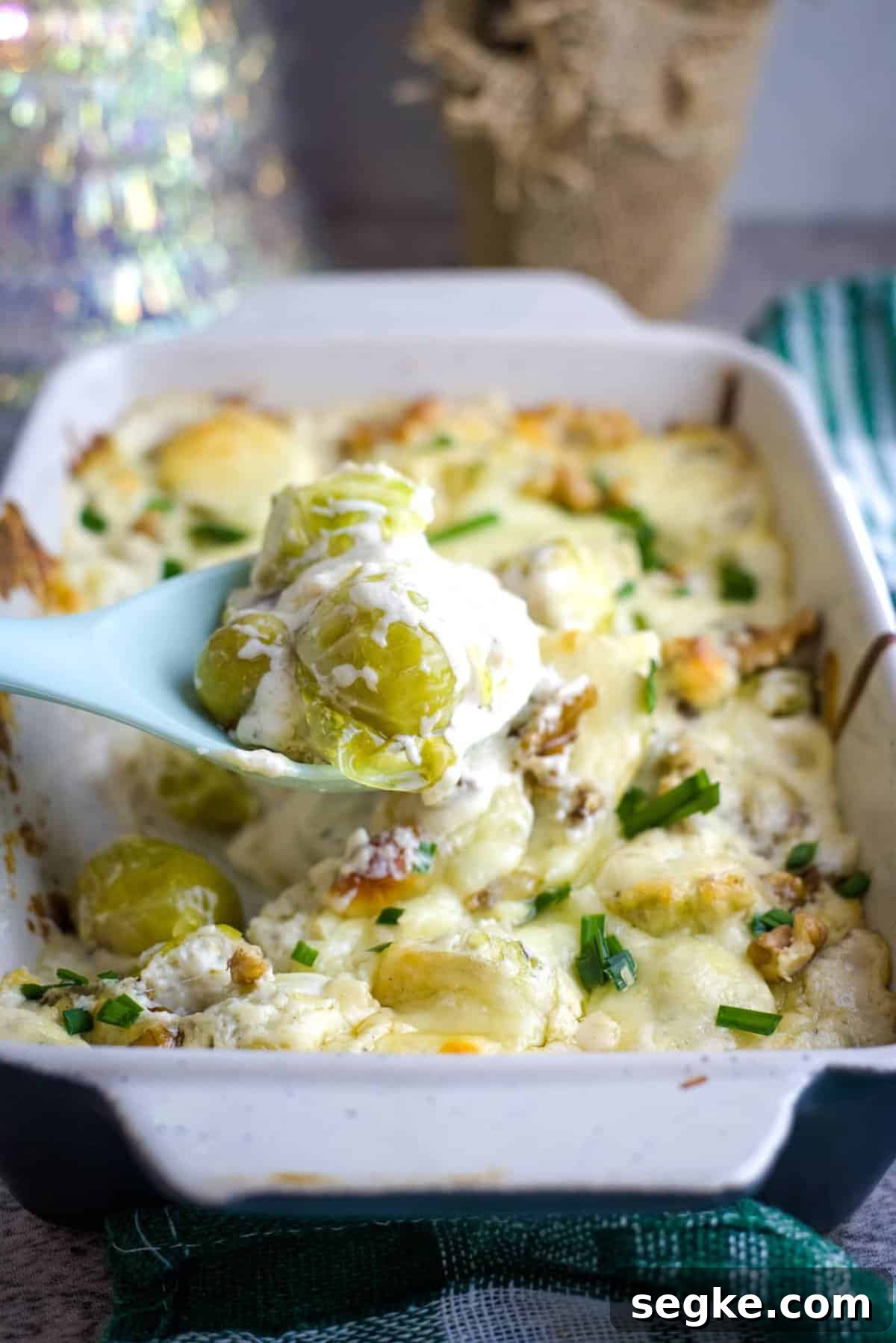 Cheesy Keto Brussels Sprouts Casserole 7 keto brussels sprouts casserole
