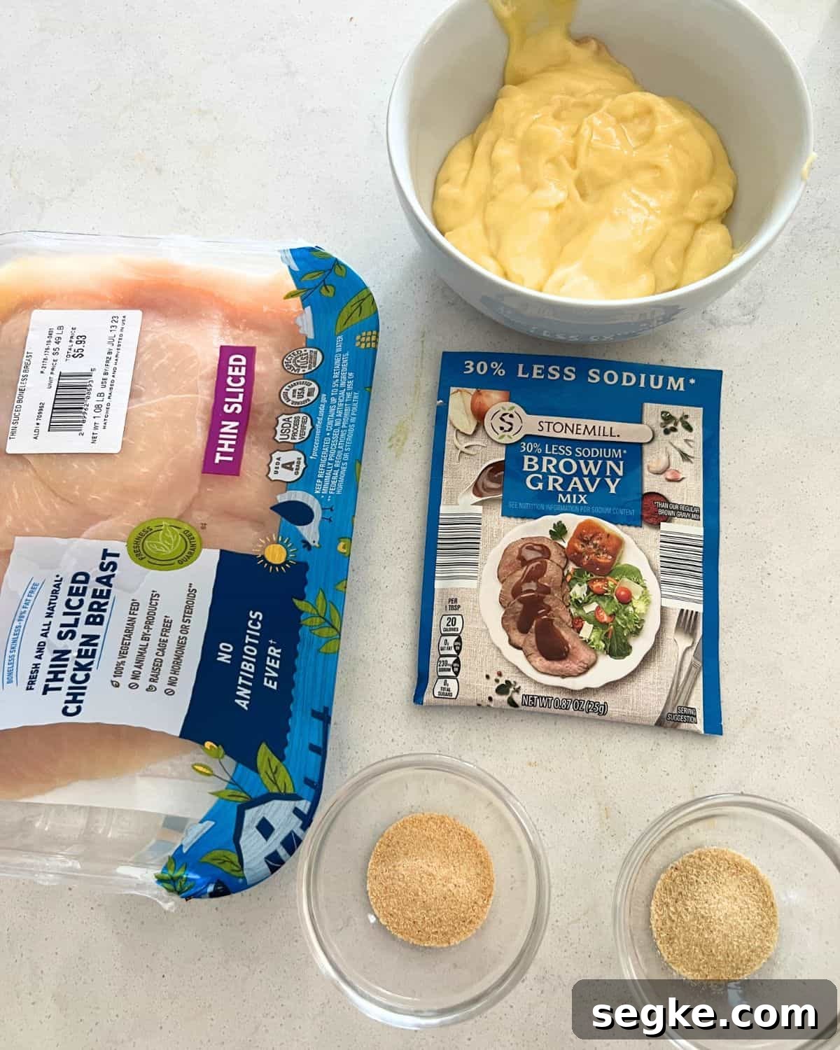 Slow cooker chicken and gravy