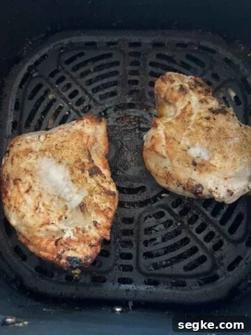 Air Fryer Frozen Chicken Breast