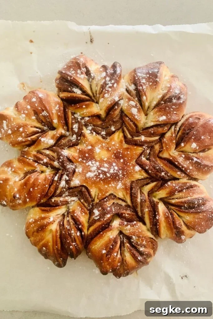 Sourdough chocolate star bread is a delicious sourdough discard dessert for any occasion.