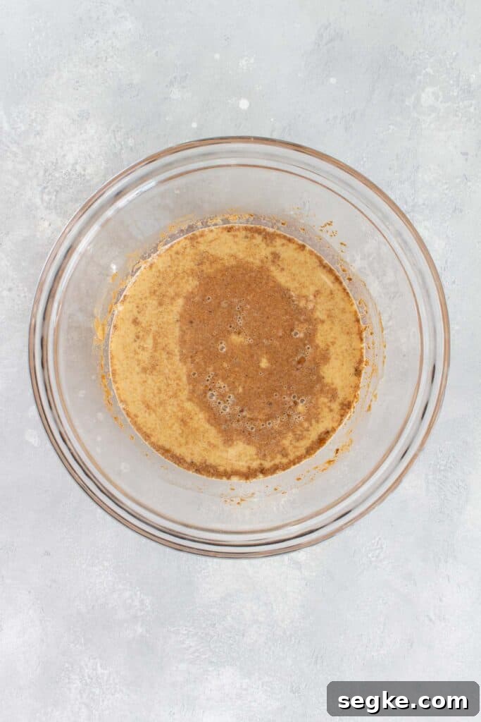 French toast mixture in a bowl.