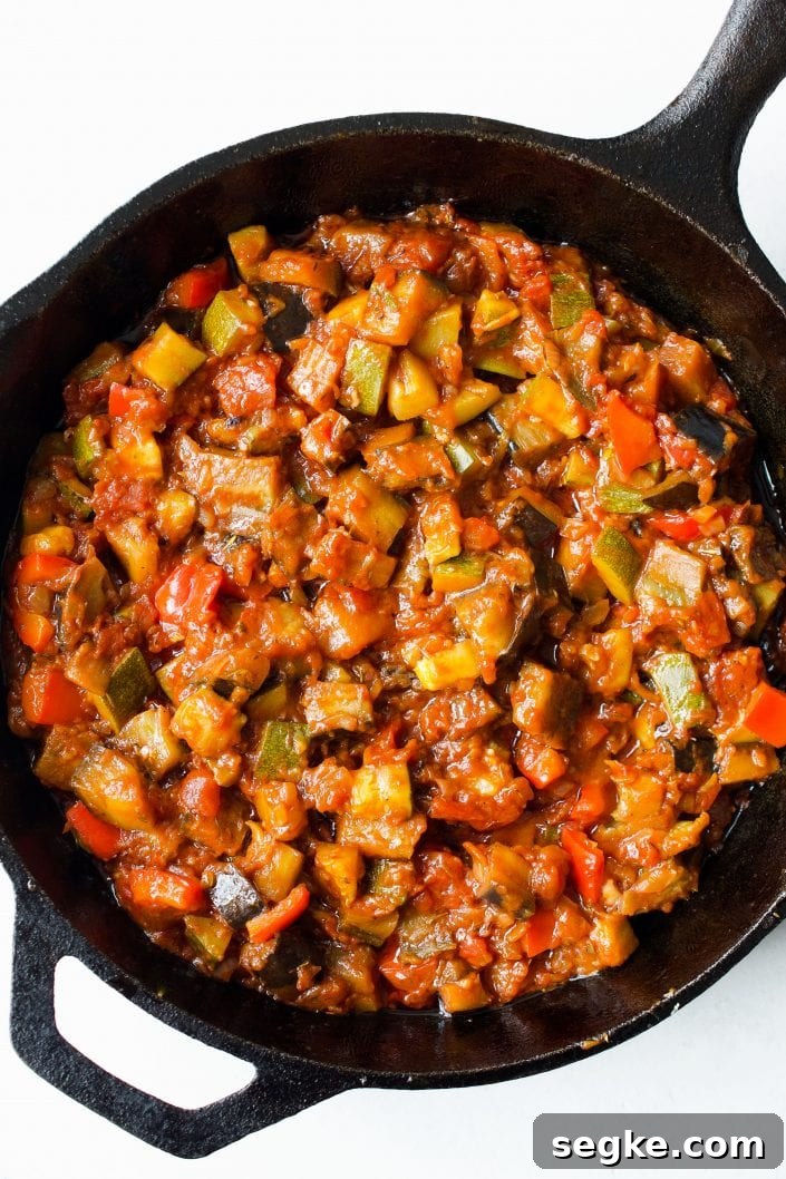 Ratatouille Baked Eggs