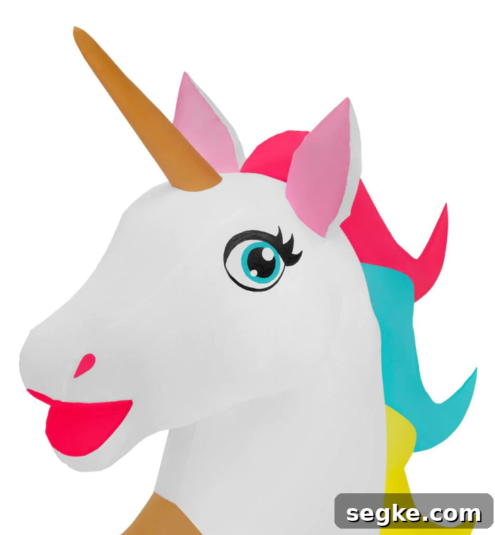 Home Depot's Inflatable Christmas Unicorn for Your Yard 5 img 224770 4
