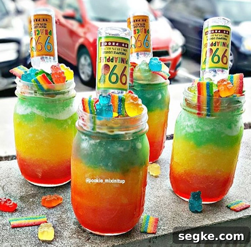 Boozy Candy Cocktails