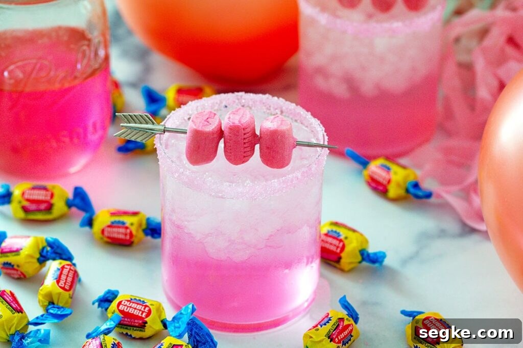 Double Bubble Cocktail - Boozy Candy Cocktails