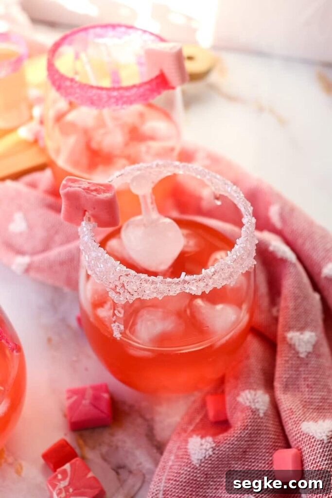 Pink Starburst Cocktail - Boozy Candy Cocktails