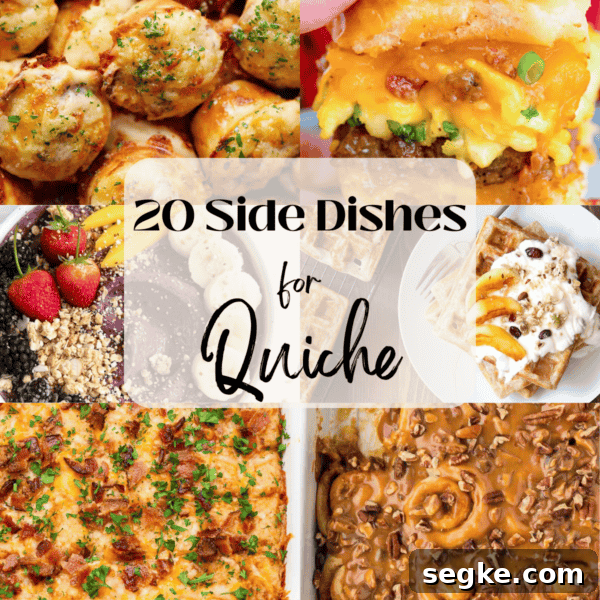 Sides for quiche