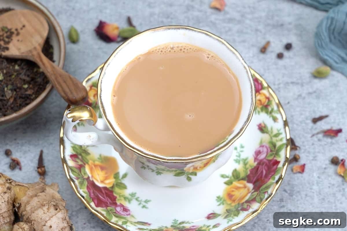Ready masala chai.
