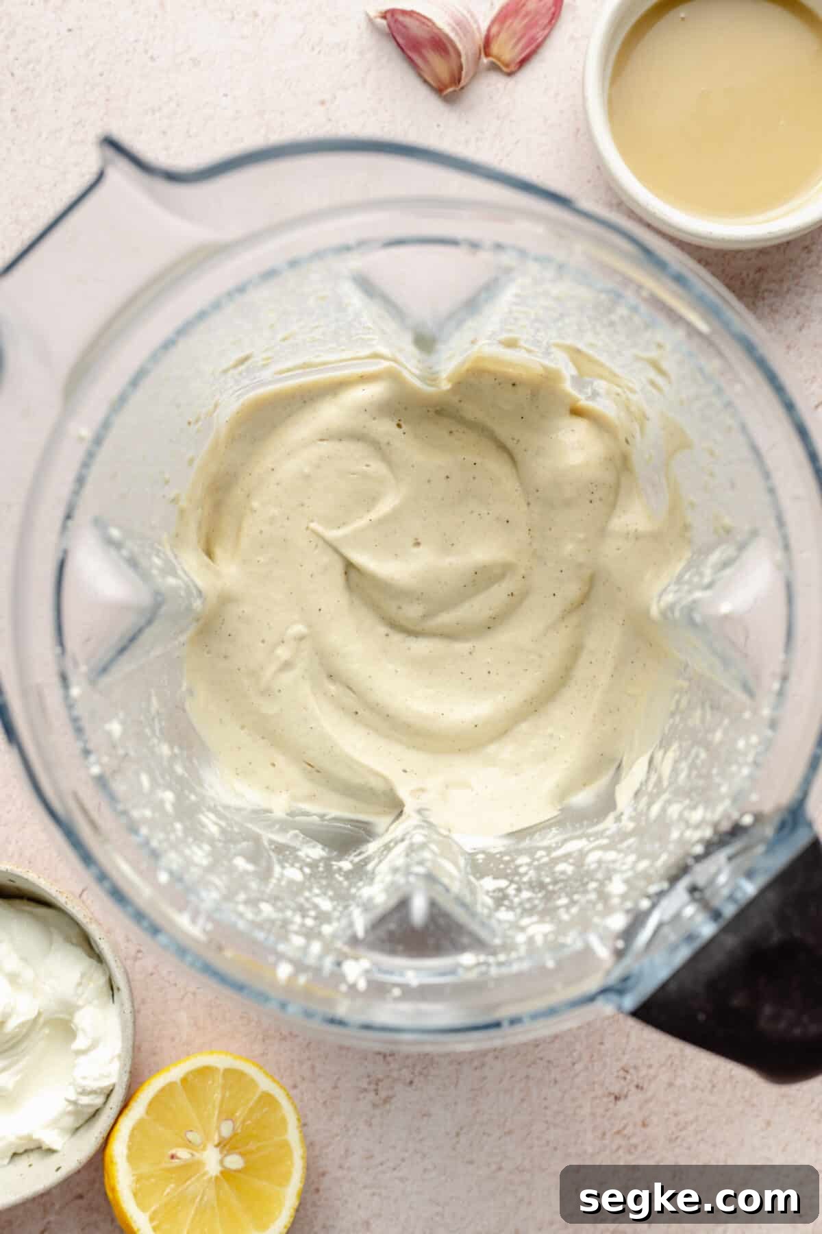 Labneh with Spicy Lamb and Roasted Eggplant Recipe 4 Eggplant Labneh whipped in a blender.