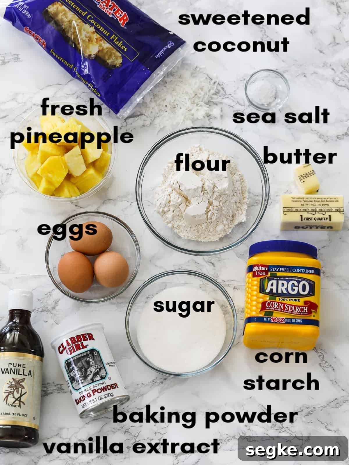 Madeleine ingredients