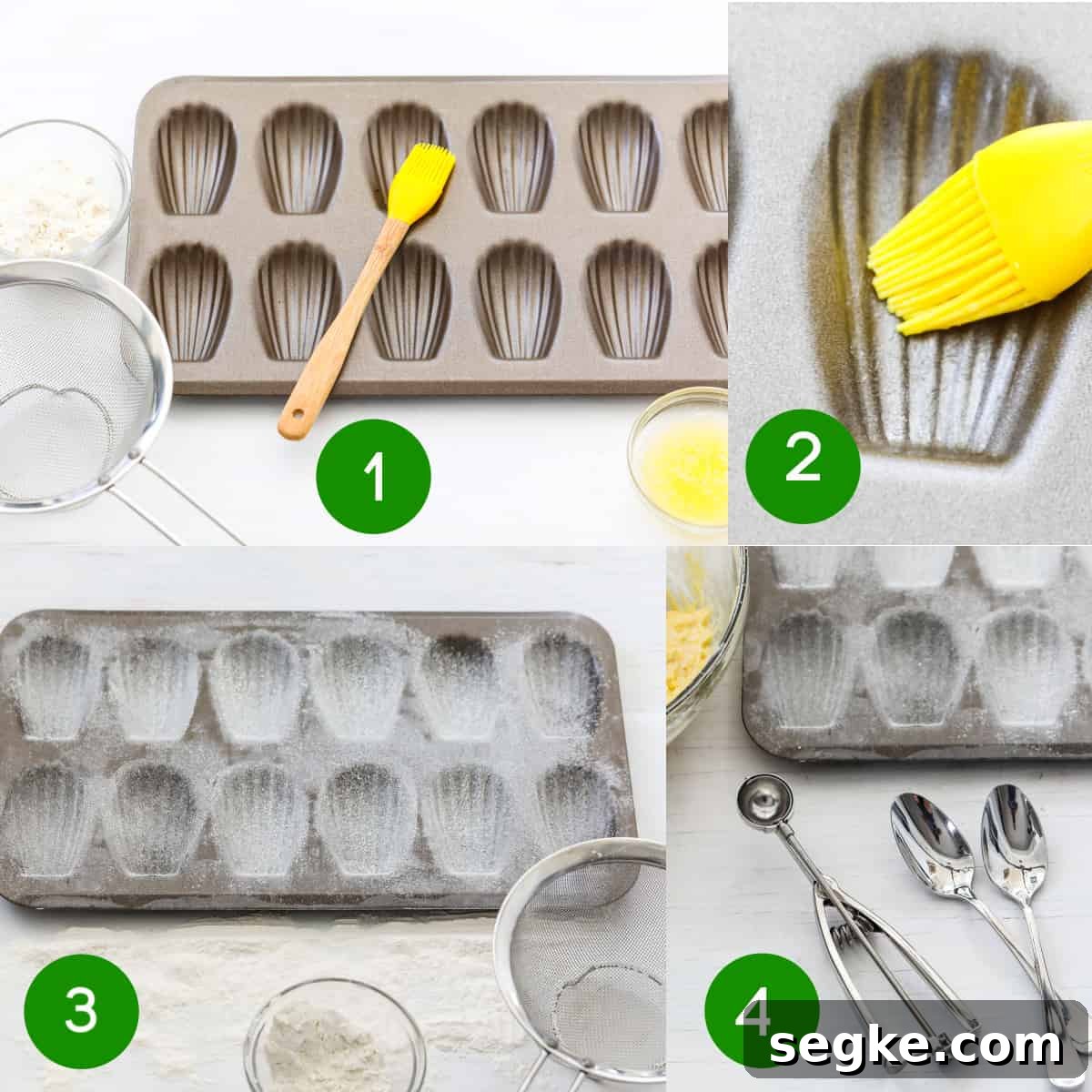 How to prepare a madeleine pan