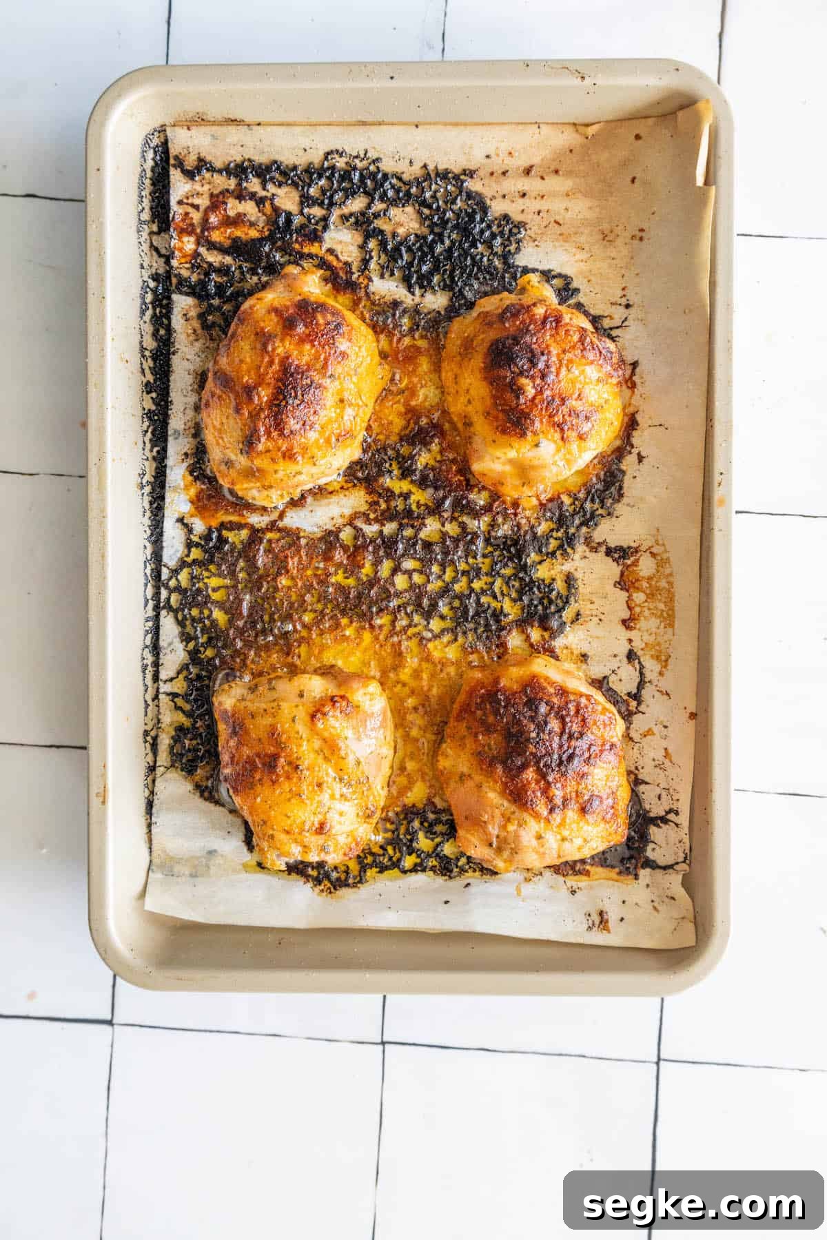 Crispy Oven-Baked Ranch Chicken Thighs 9 Chicken thighs coated in ranch seasoning