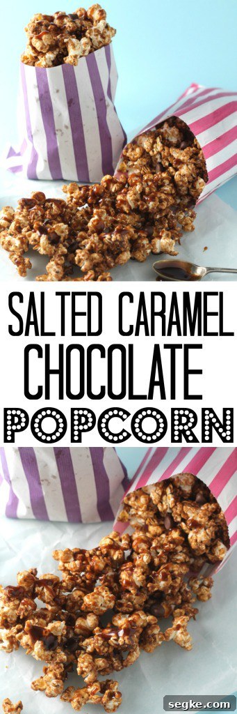 Salted Caramel Chocolate Popcorn Recipe 7 Salted Caramel Chocolate Popcorn photo