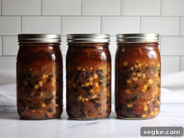 Canning Taco Soup