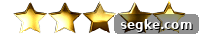 5 golden stars for rating recipes