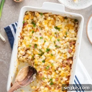 Cheesy Ham and Potato Casserole