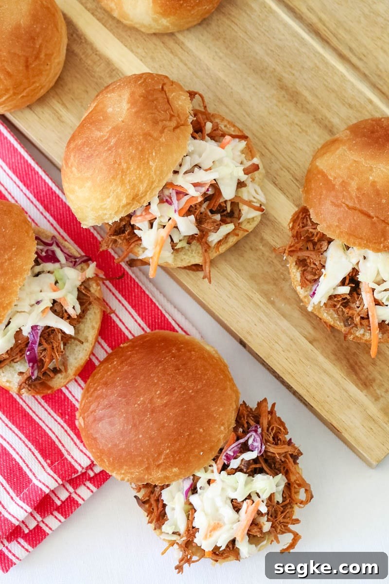 crock pulled pork sandwiches