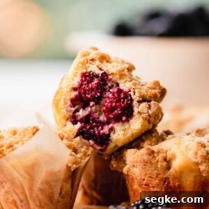 Blackberry Muffins Recipe: Fluffy, Juicy, Homemade 20 bitten buttermilk muffin studded with blackberries