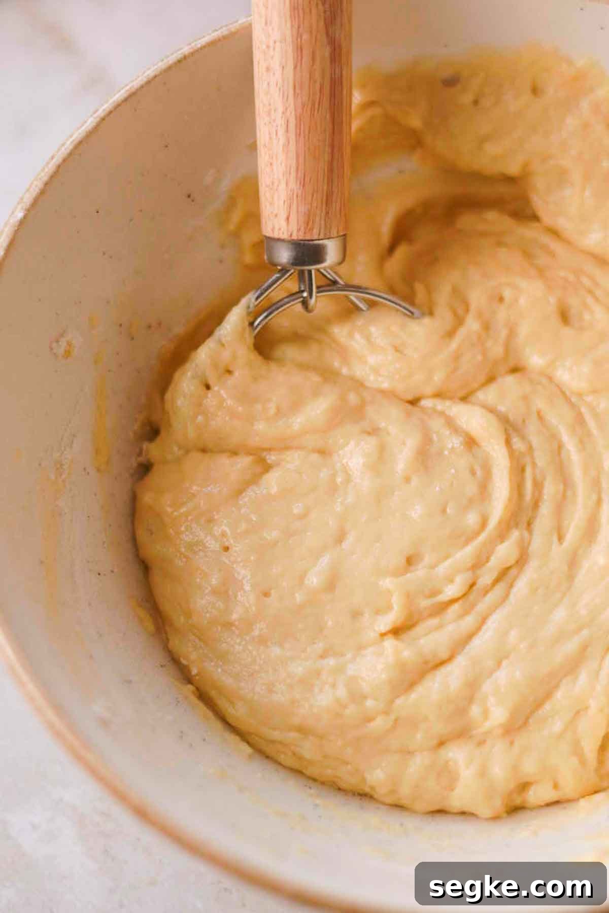Blackberry Muffins Recipe: Fluffy, Juicy, Homemade 9 folded buttermilk muffin batter in large bowl