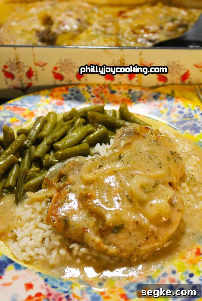 Baked Smothered Porkchops 