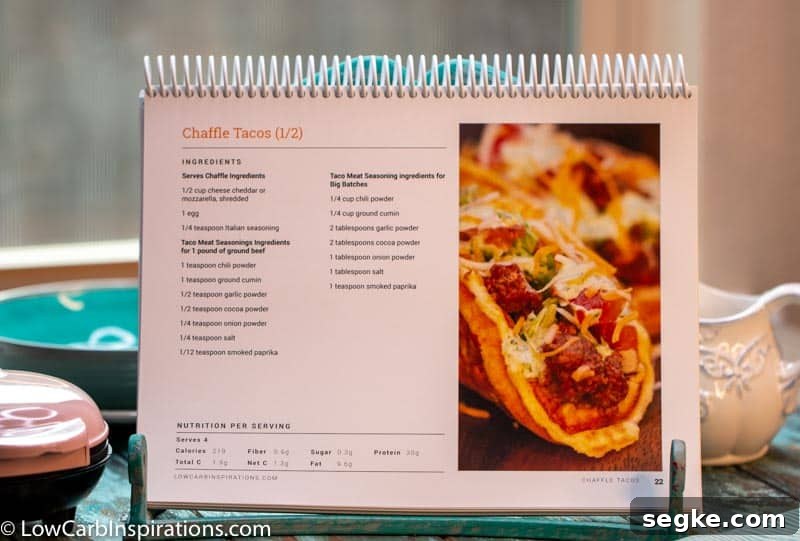 Keto Chaffle Recipes ebook