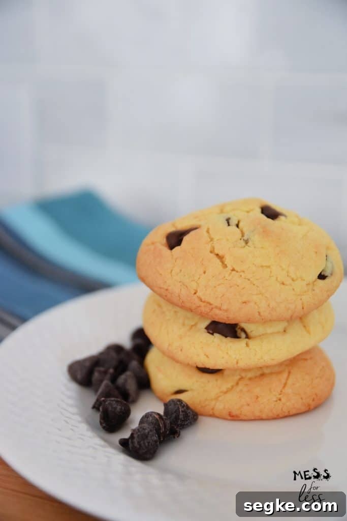 Air Fryer Chocolate Chip Cookies from Cake Mix 3 Cake Mix Chocolate Chip Cookies
