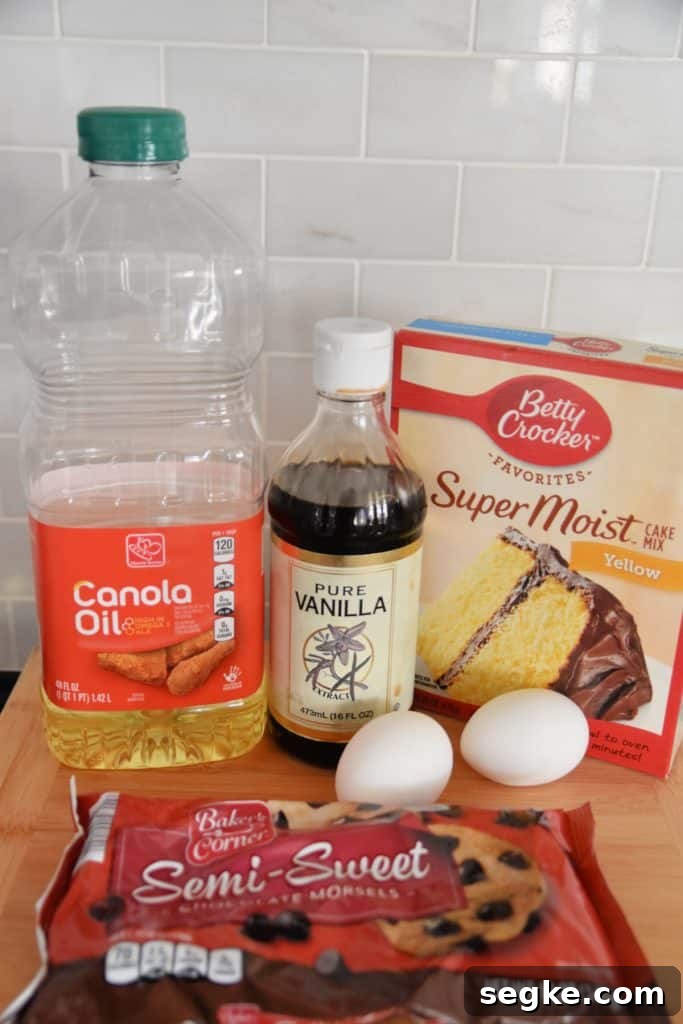 Air Fryer Chocolate Chip Cookies from Cake Mix 4 ingredients needed to make cake mix cookies