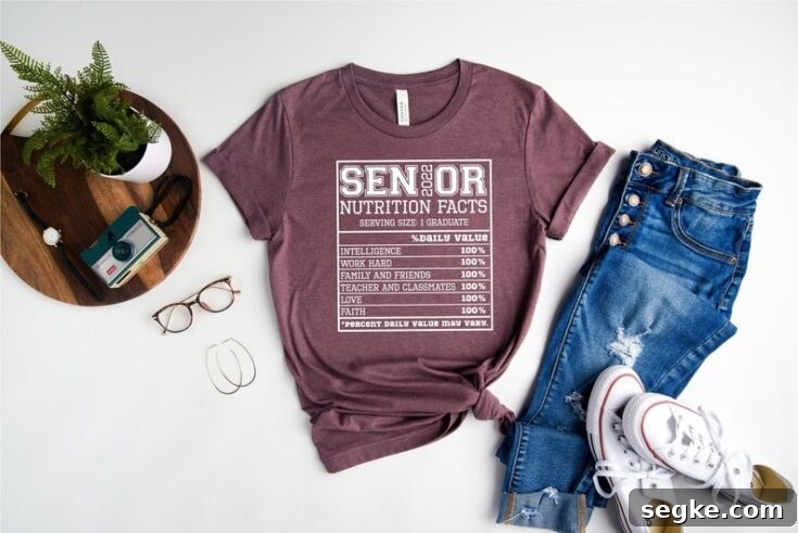 Senior 2023 Nutrition Facts Shirt