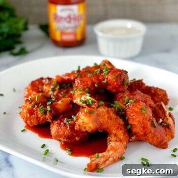 Air fryer buffalo shrimp
