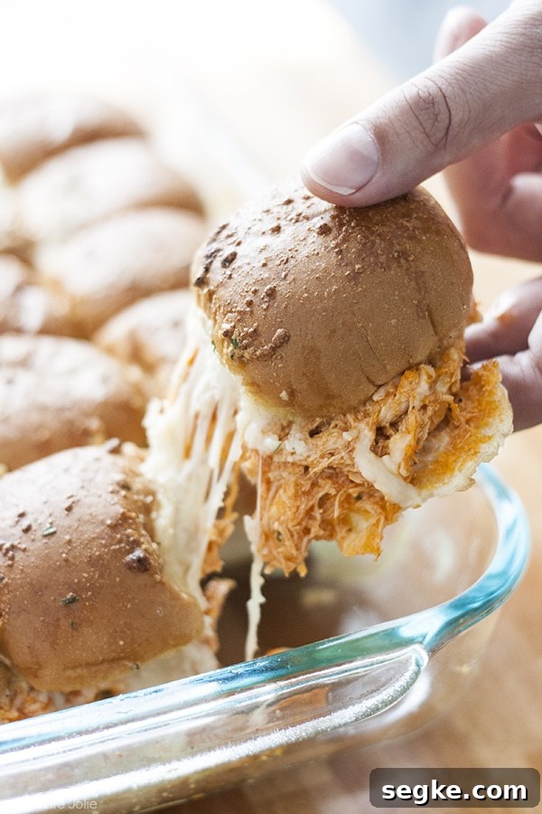 Cheesy Buffalo Chicken Puff Pastry Braid 7 Quick and Easy Baked Buffalo Chicken Sliders.