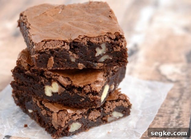 If you love fudgy, chewy brownies with crackly tops, this is the brownie recipe for you!
