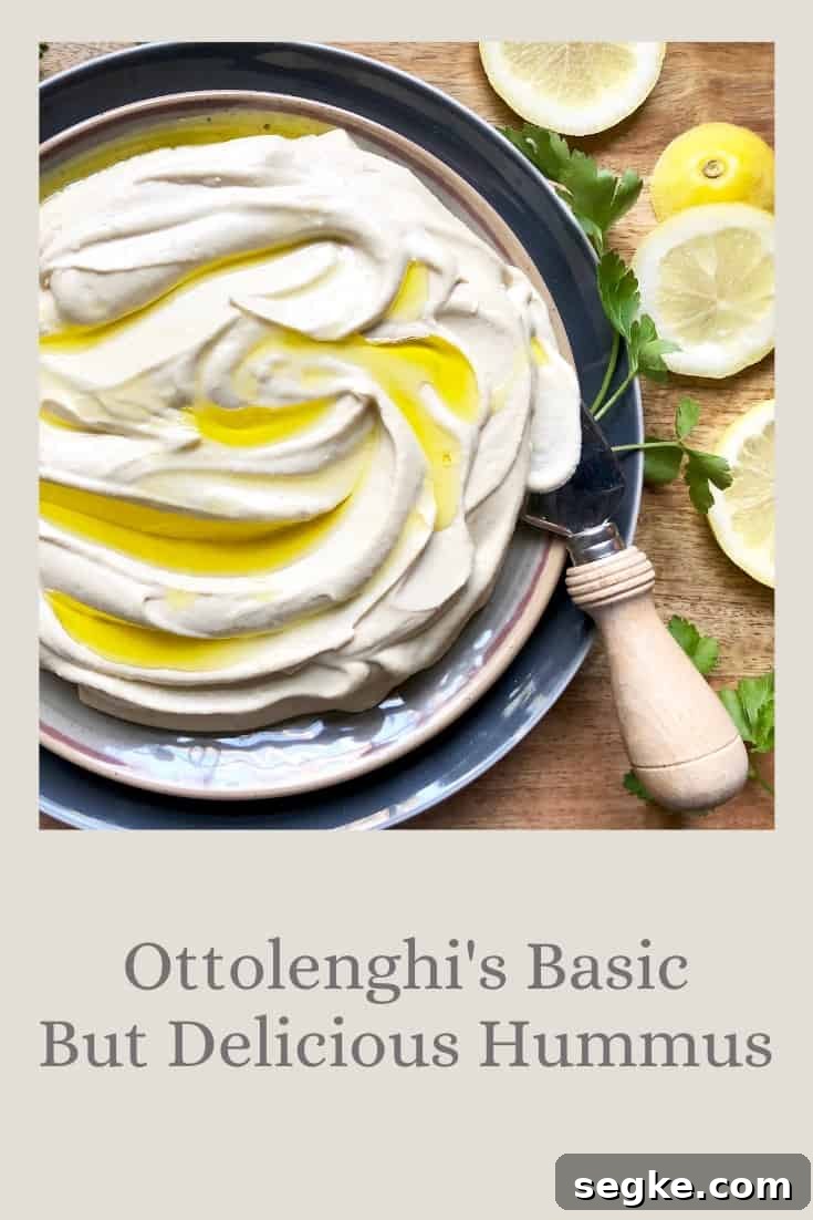 Ottolenghi's Basic But Delicious Hummus