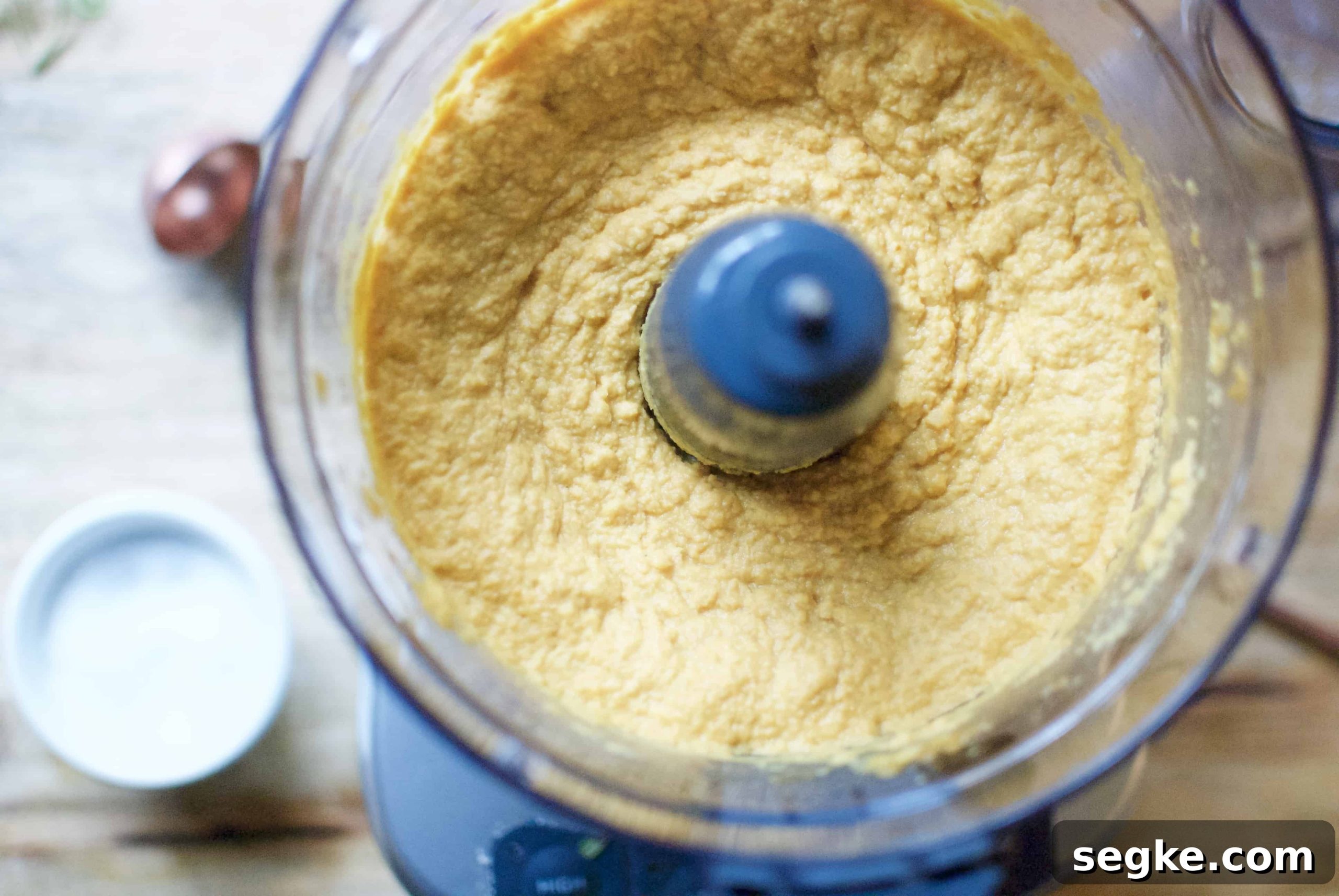 pumpkin hummus with rosemary & roasted garlic