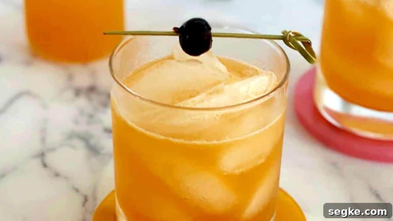 11 Cocktail Recipes to Make at Home Instead of Going to the Bar 6 Peach Whiskey Sour