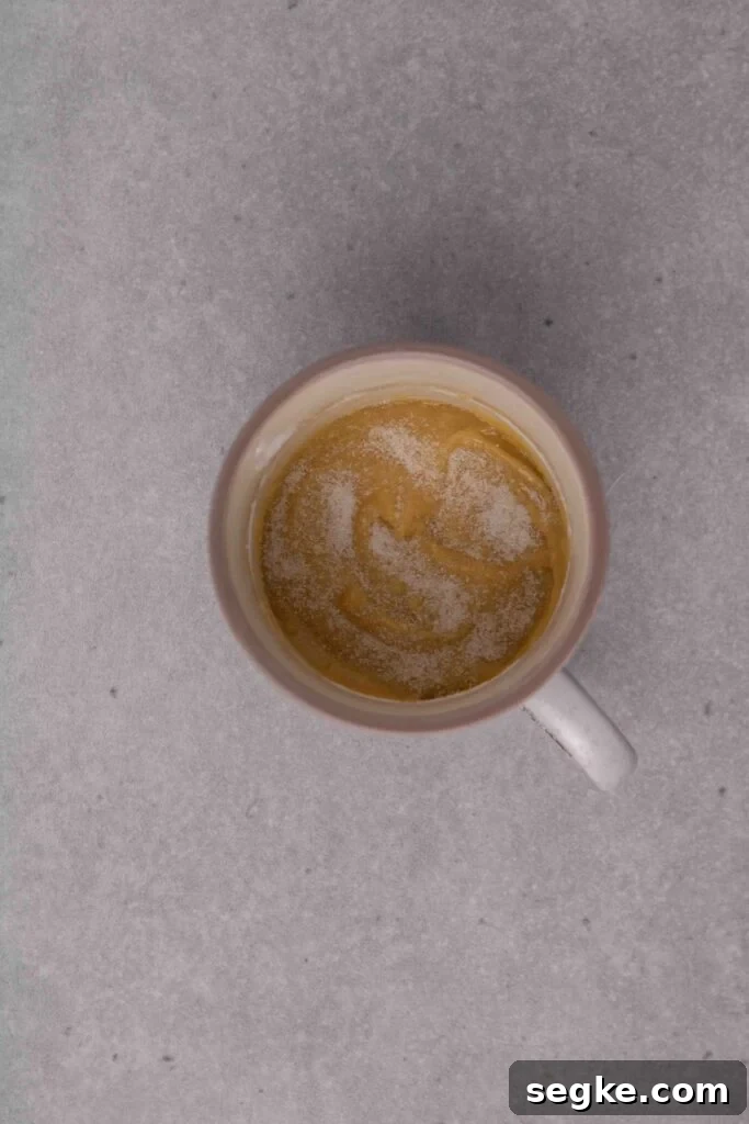 How to make a sugar cookie in a mug