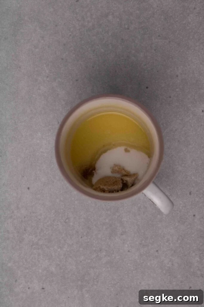 How to make a sugar cookie in a mug