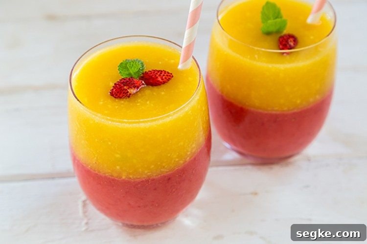 7 Desserts Under 100 Calories to Satisfy Your Sweet Tooth 7 Strawberry-Sunshine-Smoothie