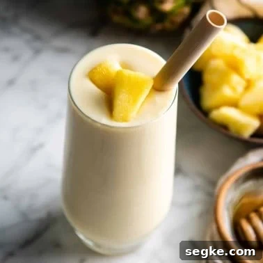 Healthy Pineapple Smoothie